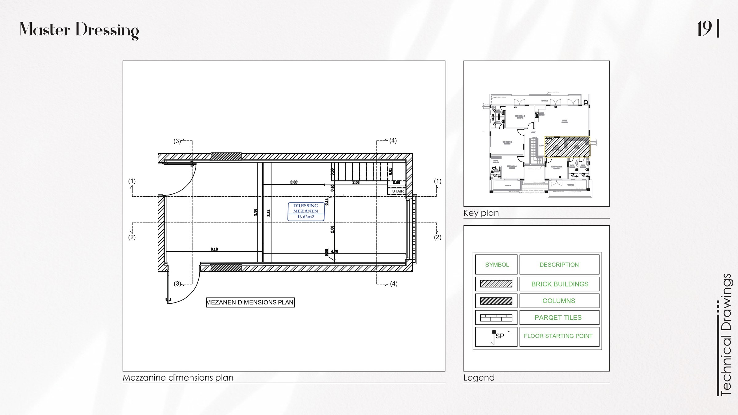 Abdullah Alwi villa — Master Dressing, 3D visualization