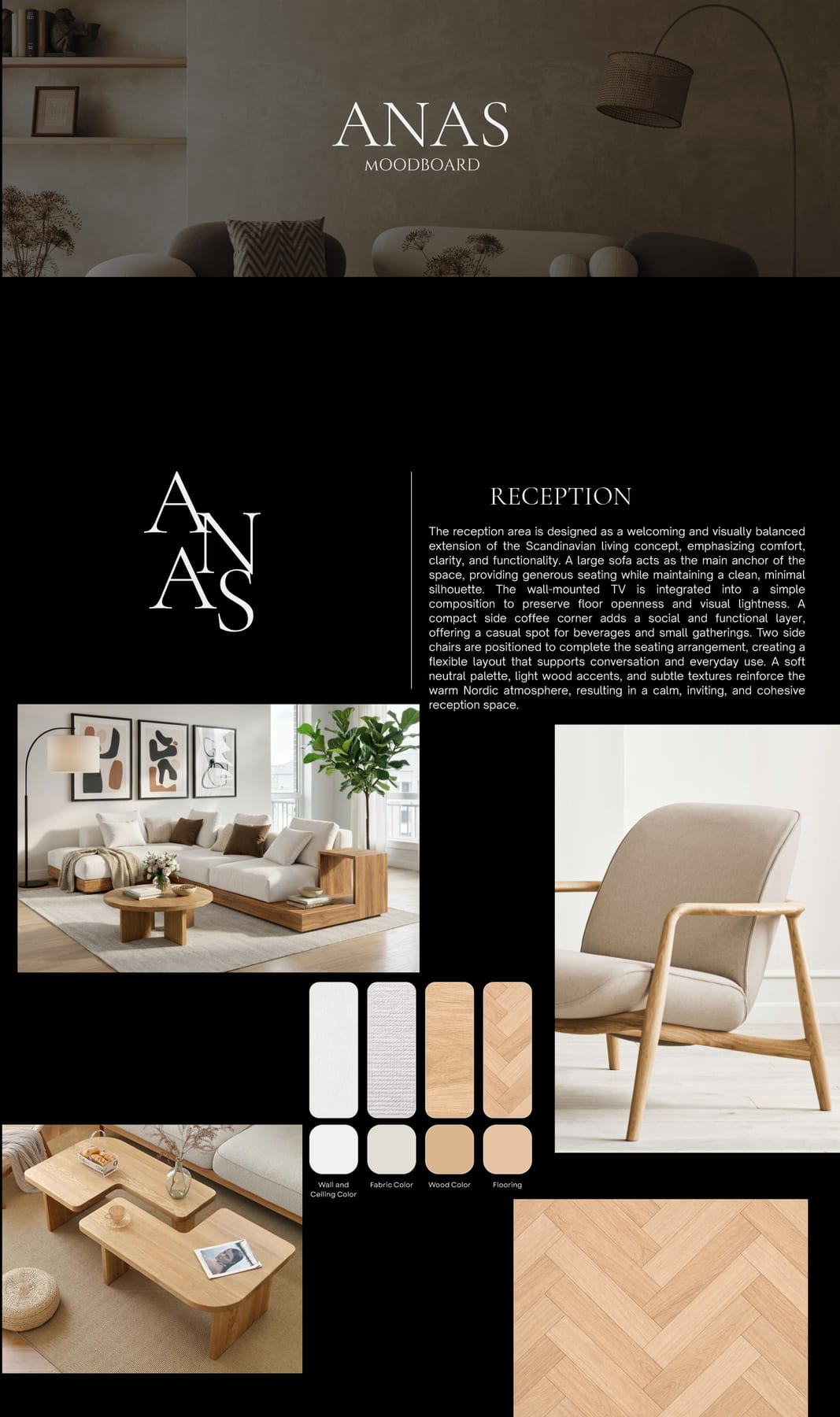 Anas — Reception moodboard