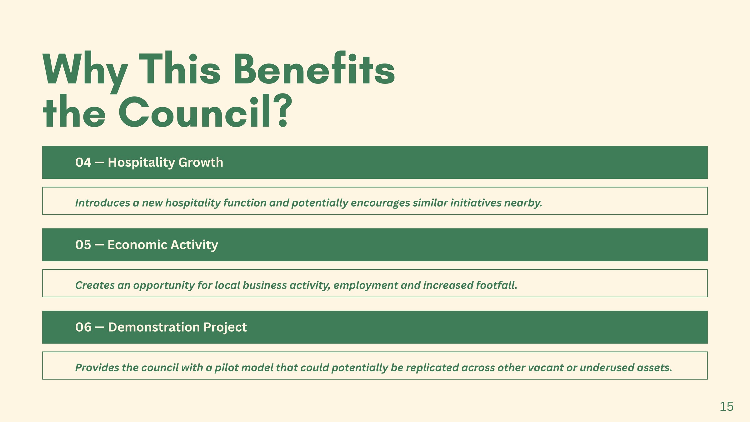 The Dancing Goat — why this benefits the council, hospitality growth to demonstration project