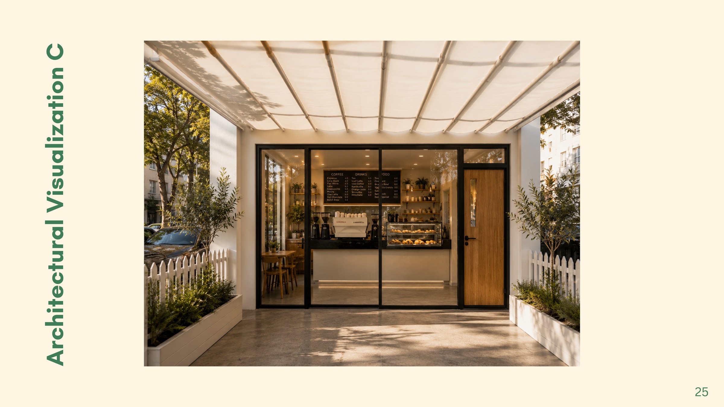 The Dancing Goat — architectural visualization, interior concept