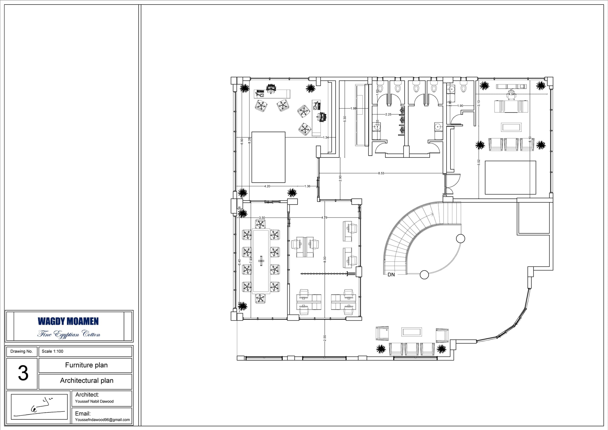 Wagdy Moamen — furniture plan