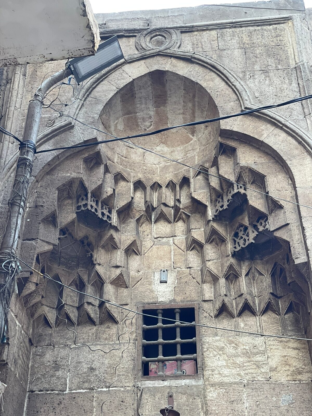 Mashrabia and muqarnas detail — Darb El Labana